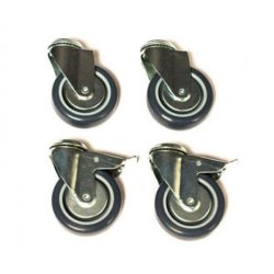 Sales table LUTON I with glass or melamine plates