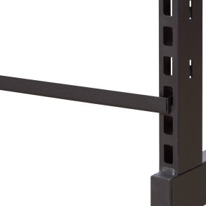 Holder for glat baggplade - Sort struktur lak