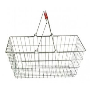 Shoppingvagn, 26 liter, krom