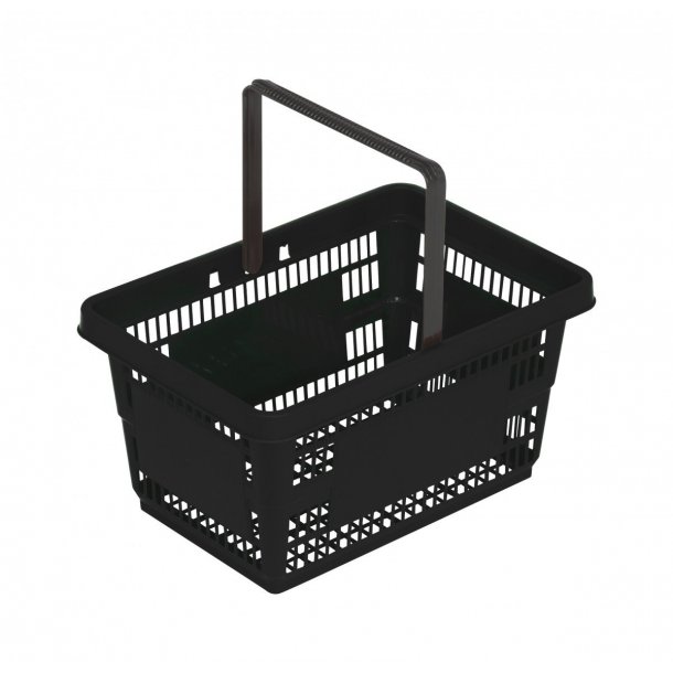 Shopping cart 22 liter, Svart - 10 st.