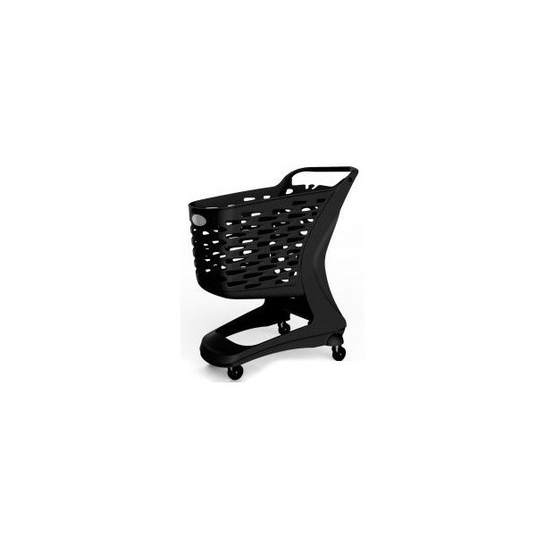 Shopping cart 80 liters - Trolley - Black