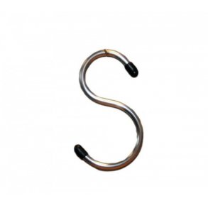 Jeanskrok i rostfritt stl med lsa nitar. H 8,5 cm - 10 st.