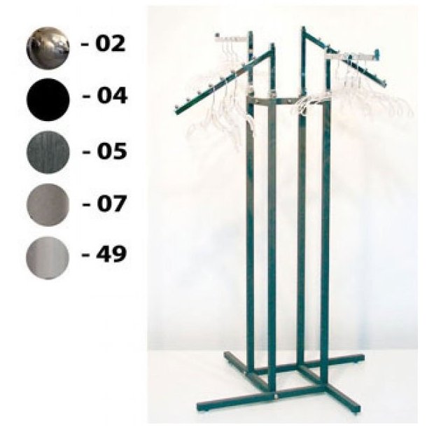 Joy-stativ m/4 armar - Krom, Aluminium, Titan och Satinkrom 