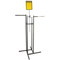 Joy-stativ m/4 lige arme - Krom, Sort &amp; Titan