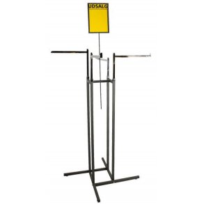 Joy-stativ m/4 lige arme - Krom, Sort & Titan