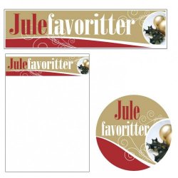 Christmas decoration: sales signs, streamers, labels, etc. - JUL 4