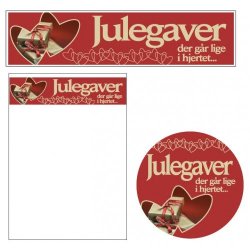 Christmas decoration: sale signs, streamers, labels, etc. - DEC 1