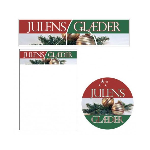 Christmas decoration: sale signs, streamers, labels, etc. - JUL 3