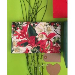 Wrapping paper with Christmas trees - 70cm x 100m