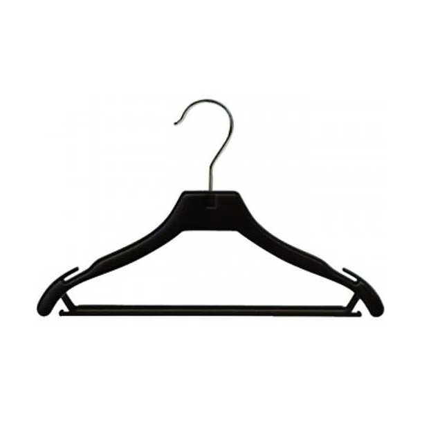 Junior hanger in plastic with hook and rod - 31 cm - 2 colors - 100 pcs