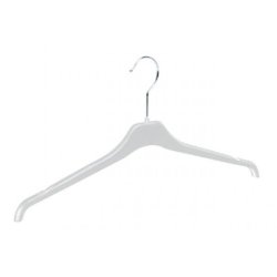 Clothes hanger in plastic with notch - 41 cm - 2 colors - 400 pcs