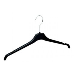 Clothes hanger in plastic with notch - 41 cm - 2 colors - 400 pcs