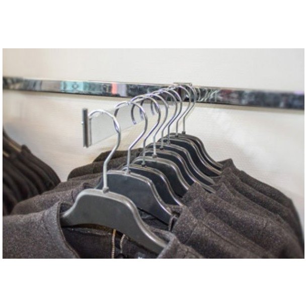 Clothes hanger in plastic with notch - 41 cm - 2 colors - 400 pcs