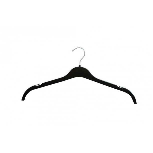 Plastic hanger with notch - 43 cm - 100 pcs