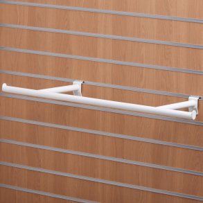 U-Bjlestang 90 cm hvid for rillepanel