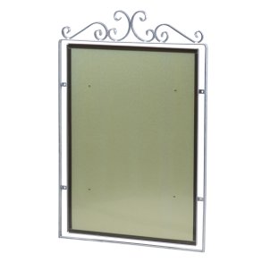 Skilt til mur & vg 70x50 cm i smedejern