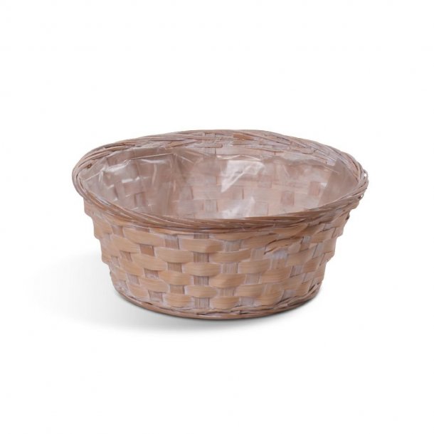 Bread basket in light wicker 21.5 cm / 16 cm