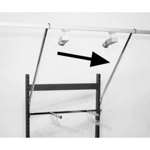 Lampaarm m. multi-fitting 110 cm för Pipe-Line och Framework-system