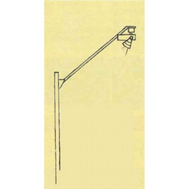 Lamp arm m. multi-fitting 110 cm for Pipe-Line and Framework systems