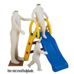 Leddelte bjelige brnemannequiner 0-10 r m. strop og bgetop