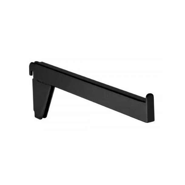 Straight front brackets for wall rails - Pipe-Line &amp; Framework - Black