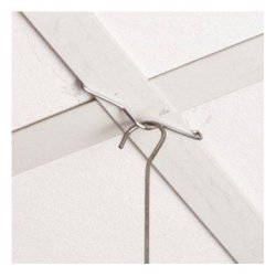 Loft suspension - double suspension hook in zinc - 20, 70 or 100 cm - 50 pcs