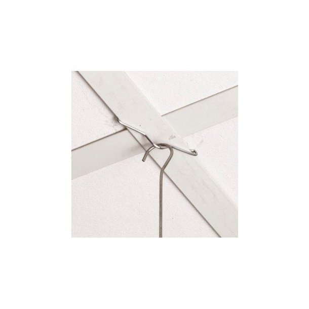 Loft suspension - double suspension hook in zinc - 20, 70 or 100 cm - 50 pcs