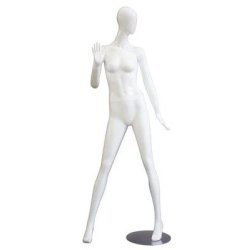 Mannequin - Faceless - Dame - White High Gloss