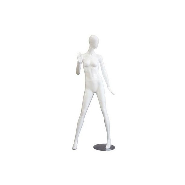 Mannequin - Faceless - Dame - White High Gloss