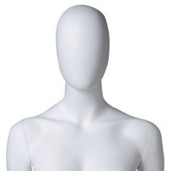 Mannequin - Faceless - Dame - White - Matte