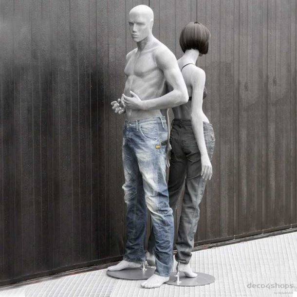 Mannequin - Raw damemannequin, ben til siden