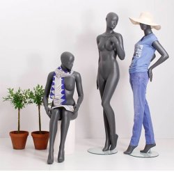 Miss Grey 2 - abstract female mannequin