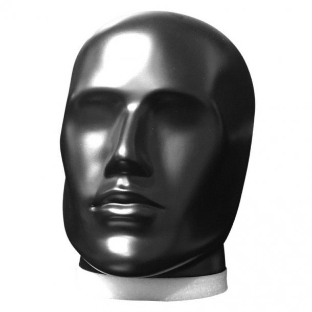 Male mannequin head in black - MIX