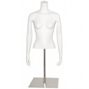 Mannekäng topp - Kvinnor - med raka armar - vit