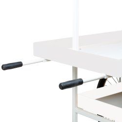 Marknadsvagn - Gatuvagn med gr&ouml;n/vit randig markis