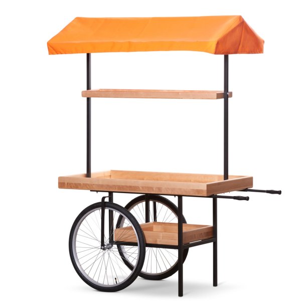 Markedsvogn - Retro salgsvogn orange
