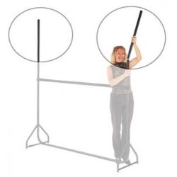 Clothing rack model MAXI - Black