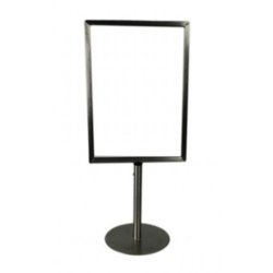 Menu holder with low base for A3, A4, A5 and A6