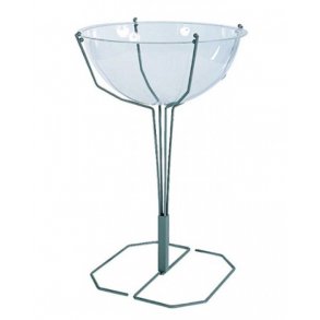 Merchandiser m. akryldom och aluminiumram