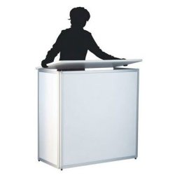 Folding portable disk - Trade show booth including carrying bag