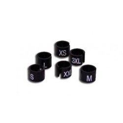 Minibrikker, size markers for hangers. XS-XXXL - 100 pcs