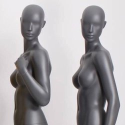 Miss Grey 1 - abstract lady mannequin