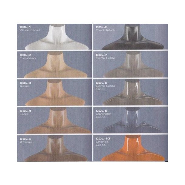 Male mannequin with or without head, model Ralf 1057, many colors