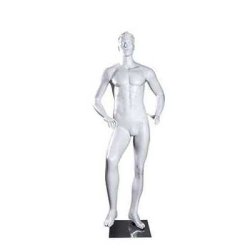 Sportsmannequin, herre, stende fodboldspiller