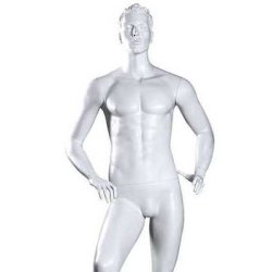 Sportsmannequin, herre, stende fodboldspiller