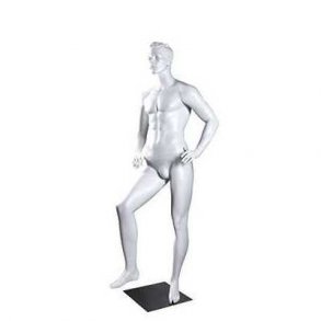 Sportsmannequin, herre, stende fodboldspiller