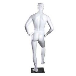 Sportsmannequin, herre, stende fodboldspiller