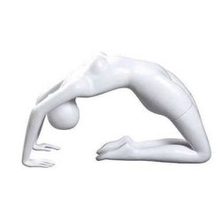 Yoga mannequin, dame, bagoverlnet