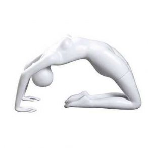 Yoga mannequin, dame, bagoverlnet