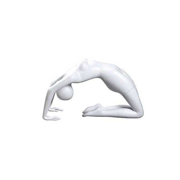 Yoga mannequin, dame, bagoverlnet